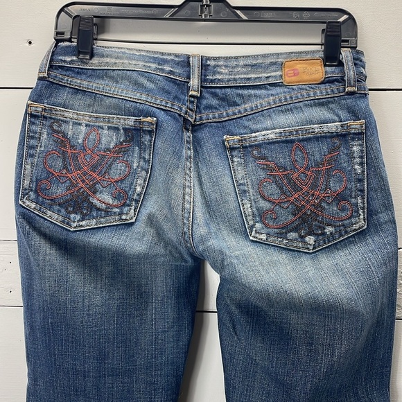 BKE Star 20 Stretch Low Rise Bootcut Jeans Size 28 - Picture 3 of 7